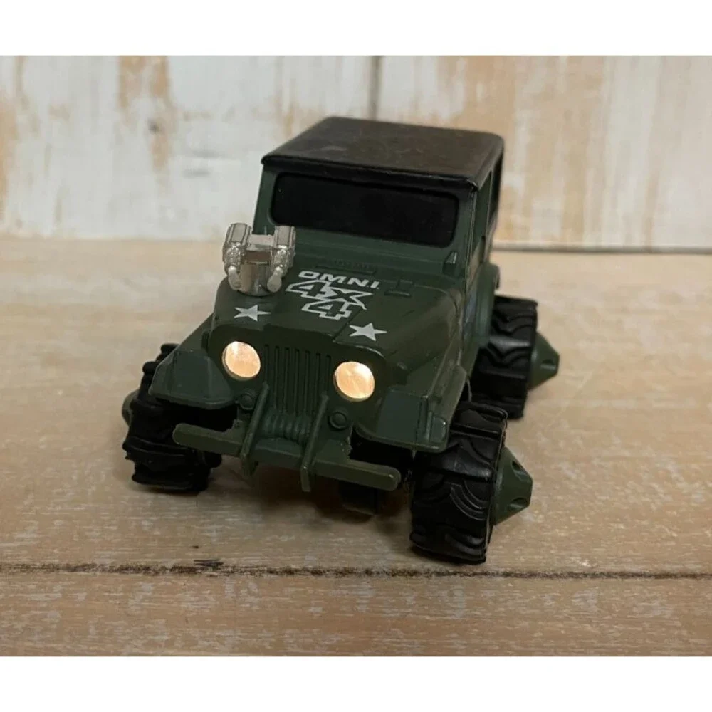 Vintage 1981 Set of 3 LJN Rough Riders 4x4 OMNI Force US Military Trucks *READ